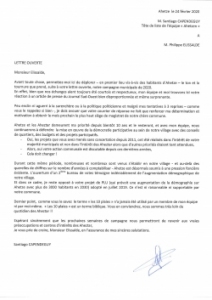 LETTRE OUVERTE