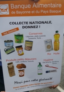 BANQUE ALIMENTAIRE - COLLECTE