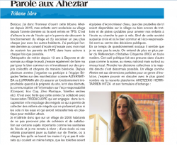 AHETZEKO EGIAK 2019 / PAROLE AUX AHEZTAR